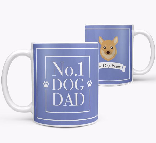 Personalised 'No.1 Dad' Mug from your {breedFullName}